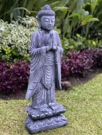 Jagan - Stehender Buddha, 105 cm H | Steinguss 
